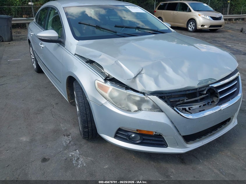 2010 Volkswagen Cc VIN WVWMN7AN5AE536291 IAAI salvage auction — RIGHT FRONT, Salvage (North Carolina), sold $475 on 2026-07-09 (photo 6)