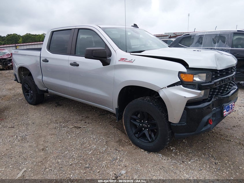 2021 Chevrolet Silverado VIN 1GCPYCELXMZ285576 IAAI salvage auction — RIGHT FRONT, Clear (Arkansas), sold $9,600 on 2026-07-30 (photo 1)