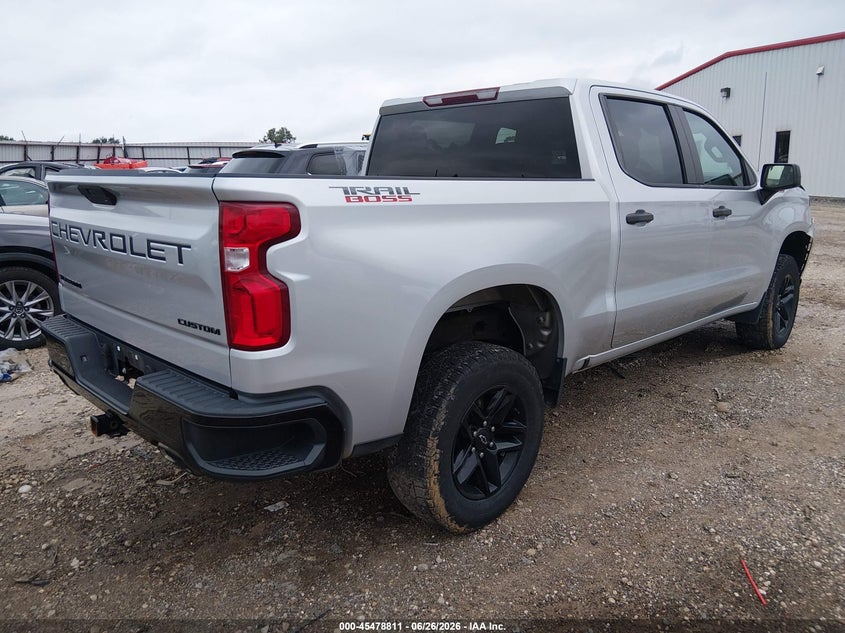 2021 Chevrolet Silverado VIN 1GCPYCELXMZ285576 IAAI salvage auction — RIGHT FRONT, Clear (Arkansas), sold $9,600 on 2026-07-30 (photo 4)