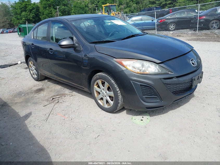 2011 Mazda 3 VIN JM1BL1VG0B1364430 IAAI salvage auction — NORMAL WEAR, Clear (New York), sold $325 on 2026-07-07 (photo 1)