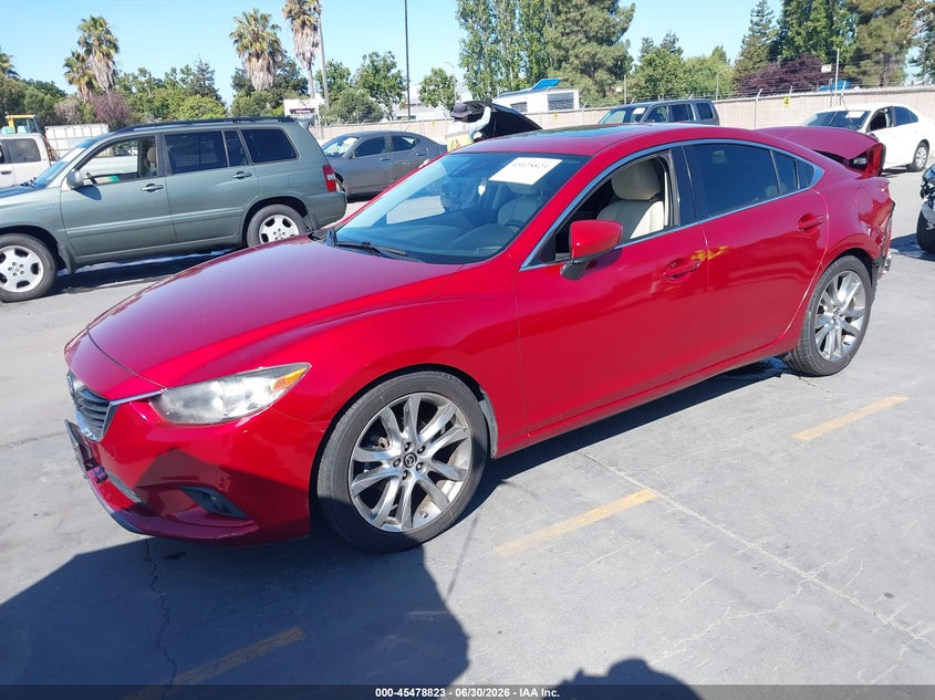 2014 Mazda 6 VIN JM1GJ1W53E1113673 IAAI salvage auction — REAR END, Salvage (California), sold $2,650 on 2026-07-13 (photo 2)