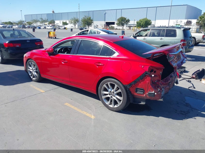2014 Mazda 6 VIN JM1GJ1W53E1113673 IAAI salvage auction — REAR END, Salvage (California), sold $2,650 on 2026-07-13 (photo 3)