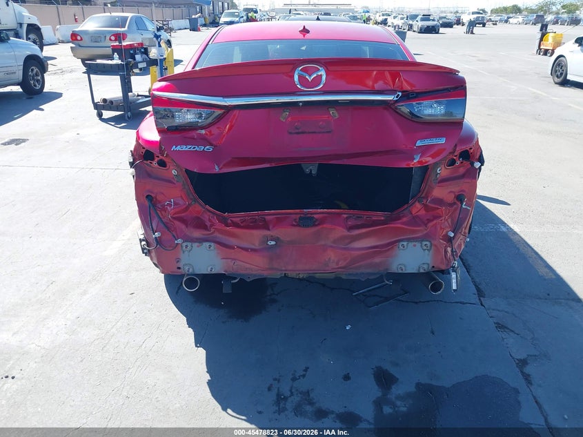2014 Mazda 6 VIN JM1GJ1W53E1113673 IAAI salvage auction — REAR END, Salvage (California), sold $2,650 on 2026-07-13 (photo 6)
