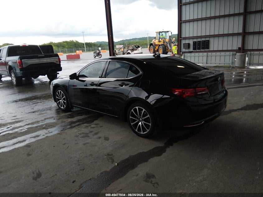 2016 Acura Tlx VIN 19UUB3F70GA001480 IAAI salvage auction — FRONT END, Salvage (Missouri), sold $3,025 on 2026-07-23 (photo 3)