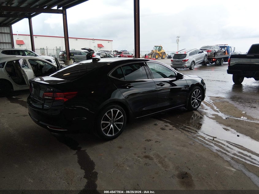 2016 Acura Tlx VIN 19UUB3F70GA001480 IAAI salvage auction — FRONT END, Salvage (Missouri), sold $3,025 on 2026-07-23 (photo 4)