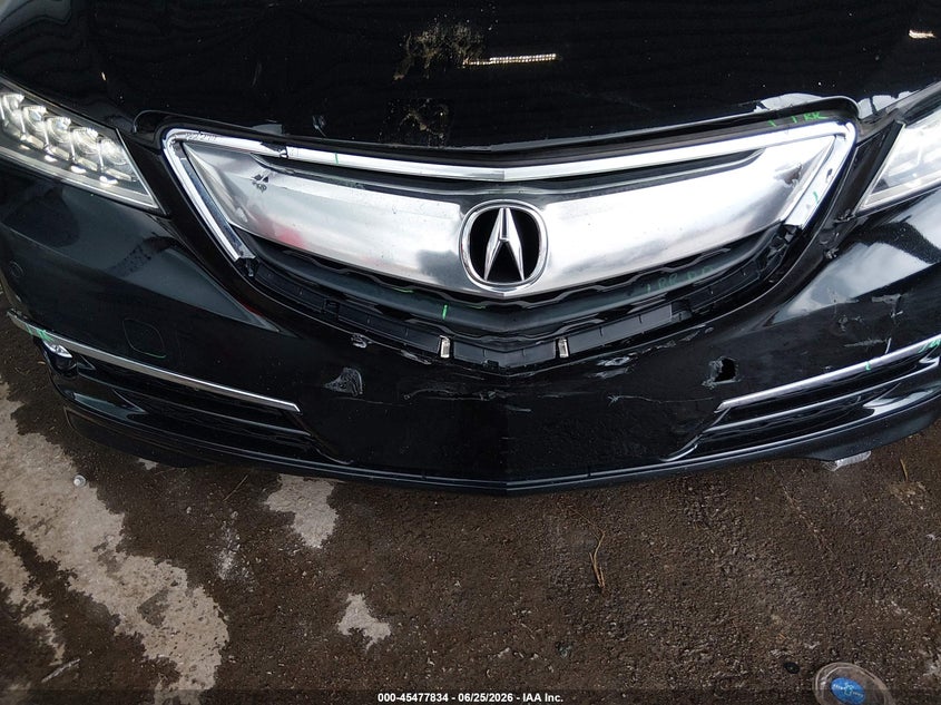2016 Acura Tlx VIN 19UUB3F70GA001480 IAAI salvage auction — FRONT END, Salvage (Missouri), sold $3,025 on 2026-07-23 (photo 6)