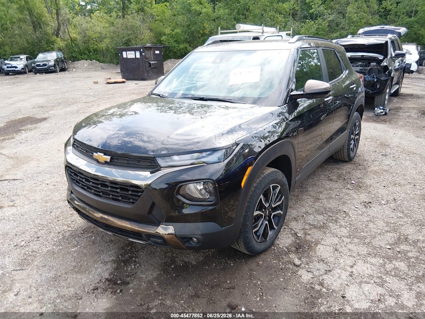 2022 Chevrolet Trailblazer VIN KL79MSSL1NB056116 IAAI salvage auction — HAIL, Salvage (Ohio), sold $25 on 2026-07-21 (photo 2)