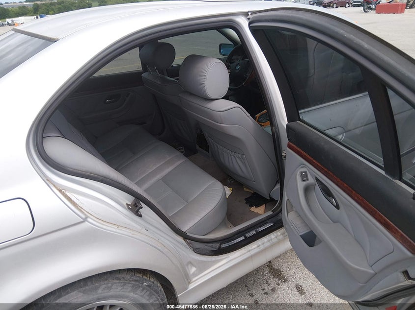 1999 BMW 5er VIN WBADM6332XBY29016 IAAI salvage auction — NORMAL WEAR, Salvage Title, sold $25 on 2026-07-23 (photo 8)