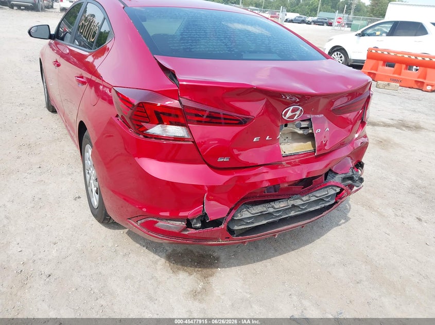2019 Hyundai Elantra VIN KMHD74LF3KU777901 IAAI salvage auction — REAR END, Salvage (Virginia), sold $2,000 on 2026-07-24 (photo 6)