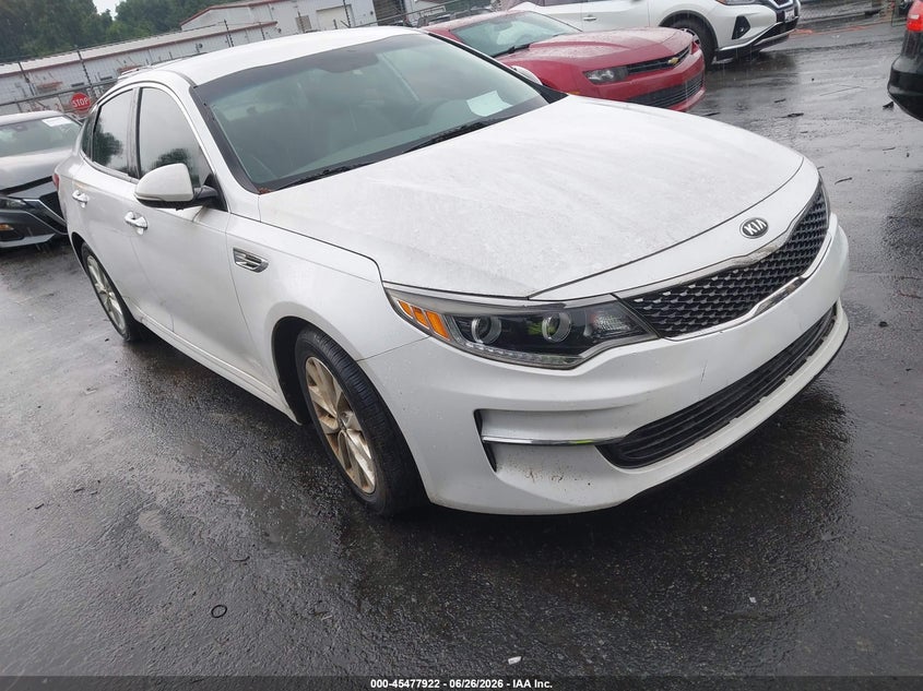 2016 Kia Optima VIN 5XXGU4L36GG006345 IAAI salvage auction — NORMAL WEAR, Clear-Dealer Only (North Carolina), sold $825 on 2026-07-29 (photo 1)
