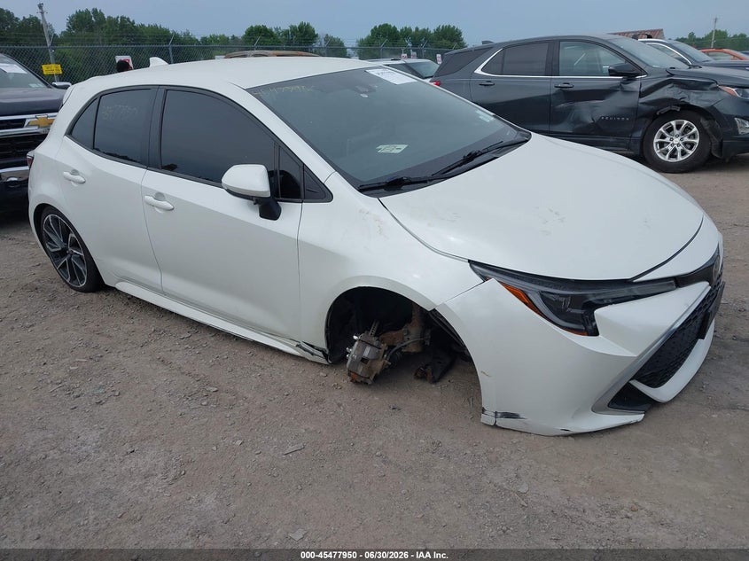 2019 Toyota Corolla VIN JTNK4RBE4K3056899 IAAI salvage auction — RIGHT FRONT, Mv-907A (New York), sold $3,550 on 2026-07-30 (photo 1)
