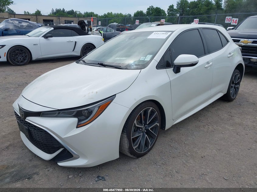 2019 Toyota Corolla VIN JTNK4RBE4K3056899 IAAI salvage auction — RIGHT FRONT, Mv-907A (New York), sold $3,550 on 2026-07-30 (photo 2)