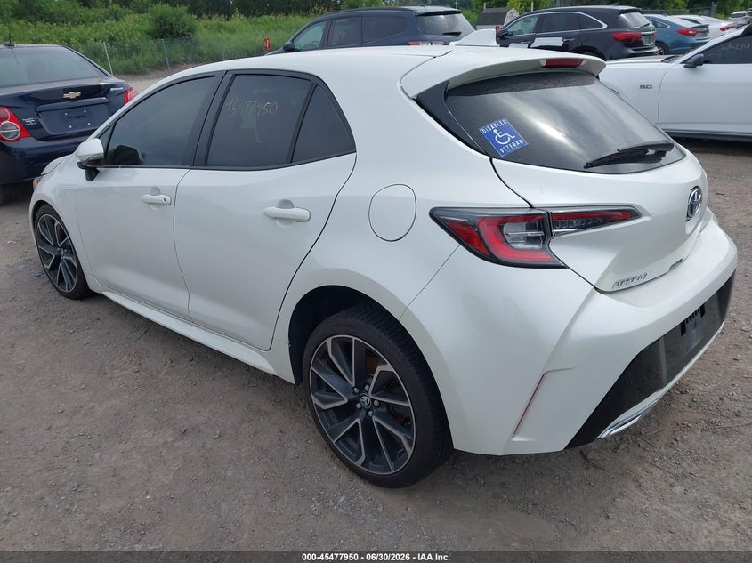 2019 Toyota Corolla VIN JTNK4RBE4K3056899 IAAI salvage auction — RIGHT FRONT, Mv-907A (New York), sold $3,550 on 2026-07-30 (photo 3)