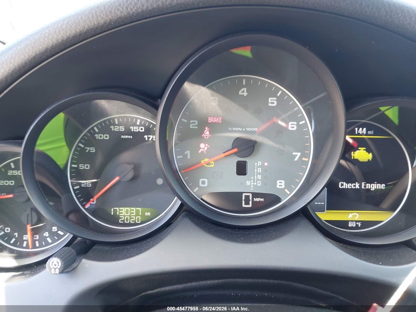 2013 Porsche Cayenne VIN WP1AB2A2XDLA85863 IAAI salvage auction — NORMAL WEAR, Clear - Dealer Only (California), sold $2,100 on 2026-07-29 (photo 7)