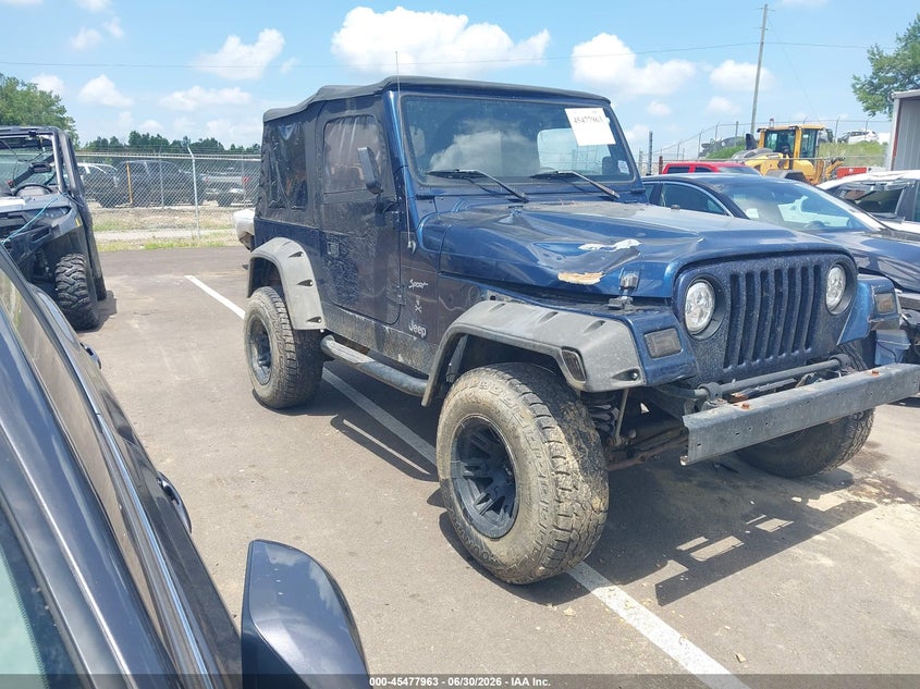 2002 Jeep Wrangler / VIN 1J4FA49S62P735914 IAAI salvage auction — RIGHT FRONT, Salvage (Mississippi), sold $1,400 on 2026-07-26 (photo 1)