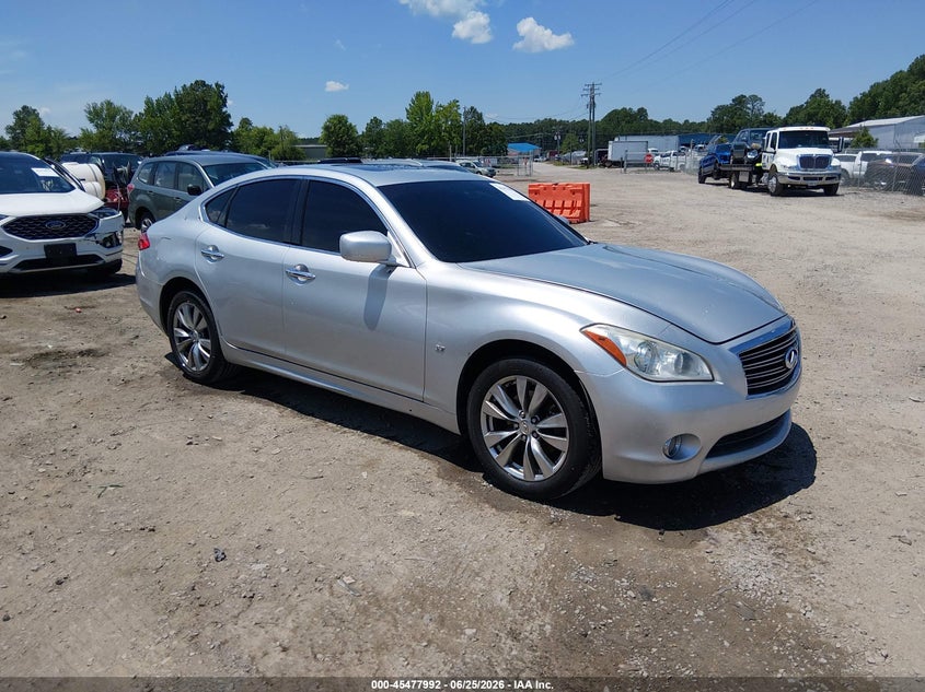 2014 Infiniti Q70 VIN JN1BY1ARXEM320045 IAAI salvage auction — VANDALISM, Clear (Virginia), sold $1,550 on 2026-07-19 (photo 1)