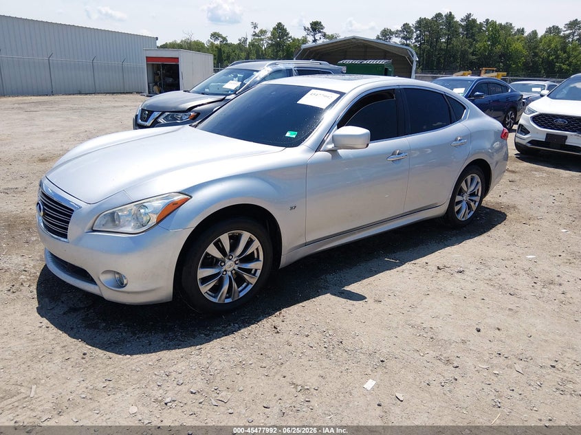 2014 Infiniti Q70 VIN JN1BY1ARXEM320045 IAAI salvage auction — VANDALISM, Clear (Virginia), sold $1,550 on 2026-07-19 (photo 2)