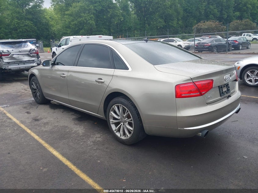 2012 Audi A8 VIN WAURVAFD1CN021873 IAAI salvage auction — NORMAL WEAR, Clear (Connecticut), sold $875 on 2026-07-30 (photo 3)