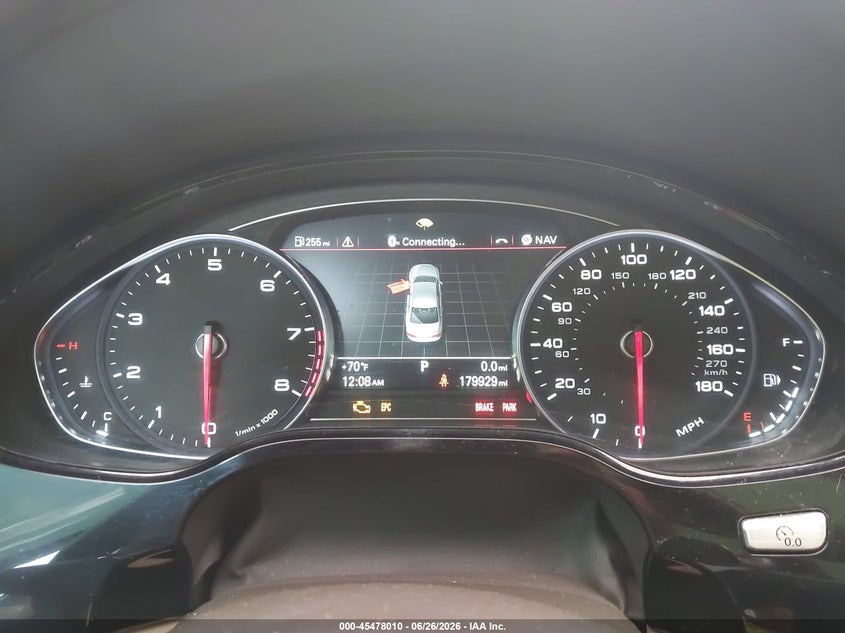 2012 Audi A8 VIN WAURVAFD1CN021873 IAAI salvage auction — NORMAL WEAR, Clear (Connecticut), sold $875 on 2026-07-30 (photo 7)