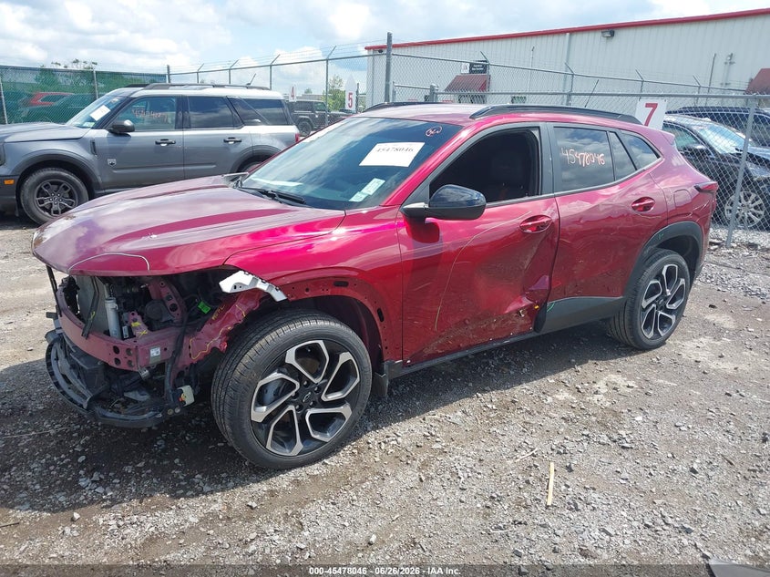 2024 Chevrolet Trax VIN KL77LJE2XRC101268 IAAI salvage auction — FRONT END, Salvage Title, sold $6,200 on 2026-07-11 (photo 2)