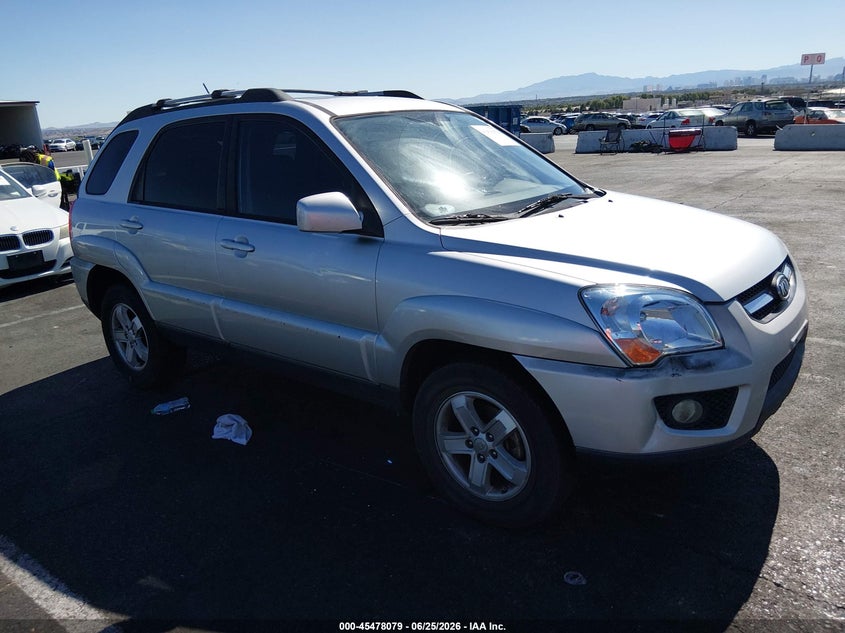 2009 Kia Sportage VIN KNDJF723697613506 IAAI salvage auction — NORMAL WEAR, Clear (Nevada), sold $425 on 2026-07-10 (photo 1)