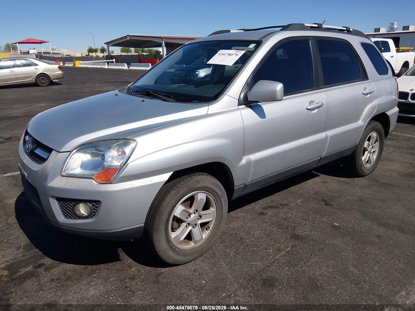 2009 Kia Sportage VIN KNDJF723697613506 IAAI salvage auction — NORMAL WEAR, Clear (Nevada), sold $425 on 2026-07-10 (photo 2)