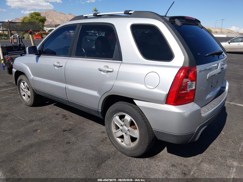2009 Kia Sportage VIN KNDJF723697613506 IAAI salvage auction — NORMAL WEAR, Clear (Nevada), sold $425 on 2026-07-10 (photo 3)