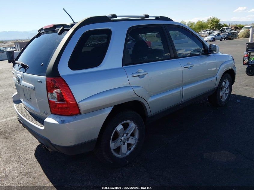 2009 Kia Sportage VIN KNDJF723697613506 IAAI salvage auction — NORMAL WEAR, Clear (Nevada), sold $425 on 2026-07-10 (photo 4)