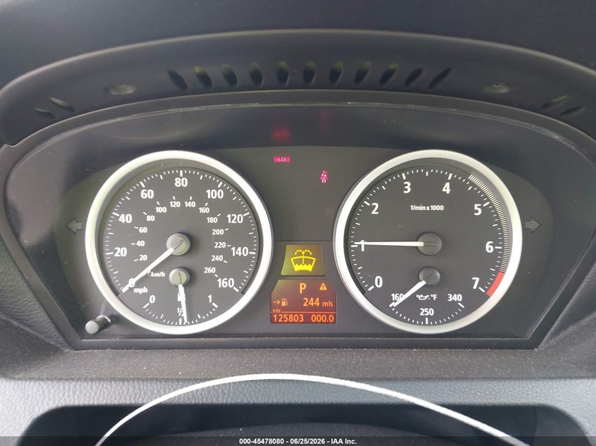 2007 BMW 6 series VIN WBAEH13547CR51397 IAAI salvage auction — LEFT SIDE, Salvage (California), sold $1,450 on 2026-07-13 (photo 7)