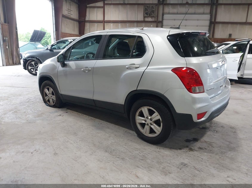 2017 Chevrolet Trax VIN KL7CJNSB5HB207468 IAAI salvage auction — STORM DAMAGE, Mv-907A (New York), sold $1,450 on 2026-07-08 (photo 3)