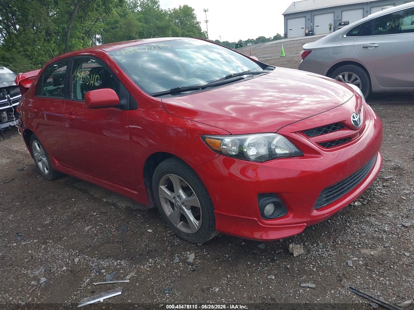 2013 Toyota Corolla VIN 5YFBU4EE7DP199651 IAAI salvage auction — REAR END, Clear (Indiana), sold $2,450 on 2026-07-23 (photo 1)