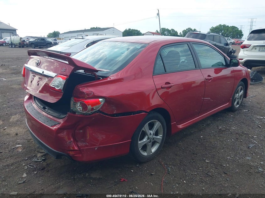 2013 Toyota Corolla VIN 5YFBU4EE7DP199651 IAAI salvage auction — REAR END, Clear (Indiana), sold $2,450 on 2026-07-23 (photo 6)