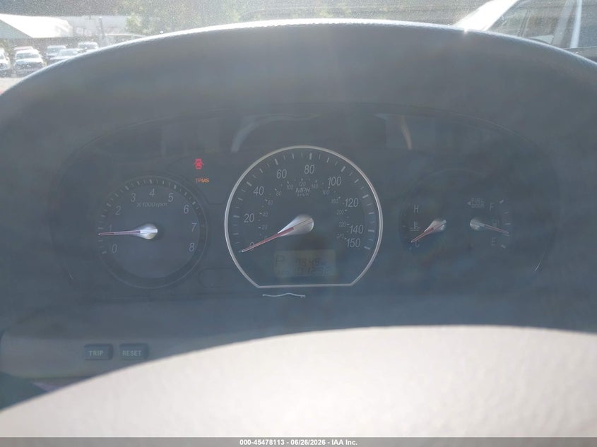 2008 Hyundai Sonata VIN 5NPET46C88H382041 IAAI salvage auction — RIGHT REAR, Salvage (Georgia), sold $975 on 2026-07-29 (photo 7)