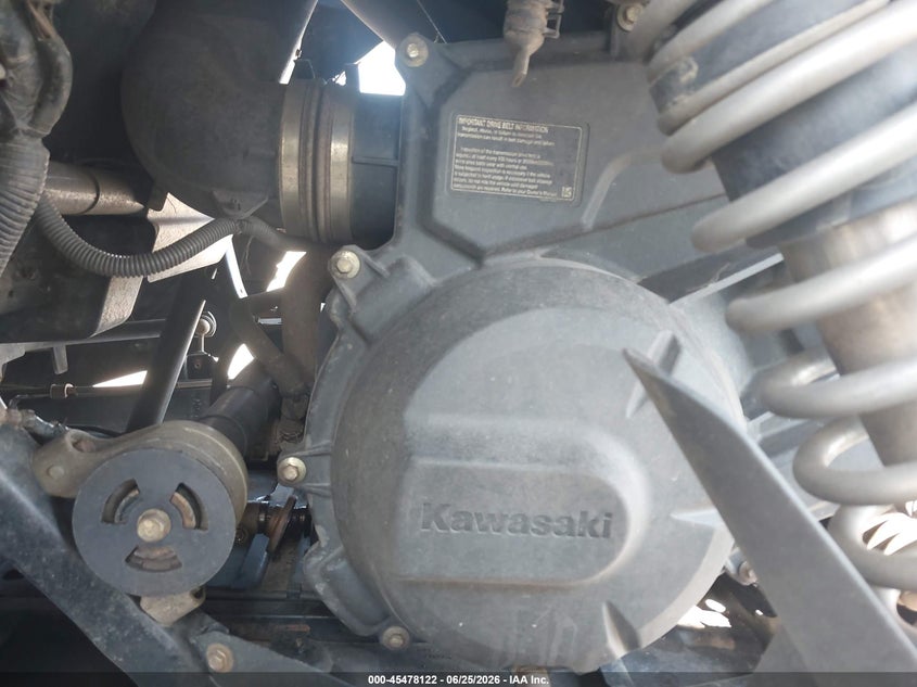 2021 Kawasaki Teryx VIN JKARFCA13MB508580 IAAI salvage auction — FRAME DAMAGE, Salvage (Pennsylvania), sold $7,000 on 2026-08-11 (photo 9)