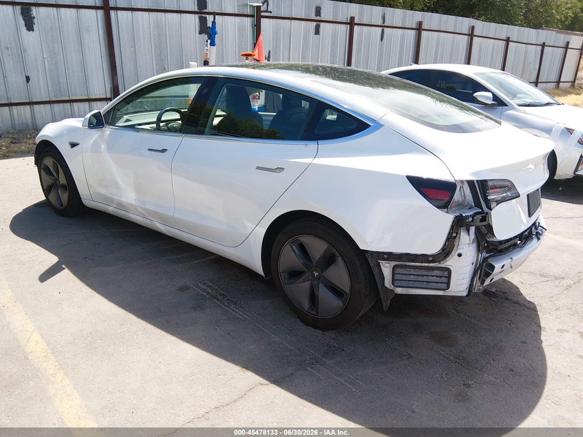 2019 Tesla Model 3 VIN 5YJ3E1EA0KF309686 IAAI salvage auction — FRONT & REAR, Salvage (Utah), sold $4,550 on 2026-07-30 (photo 3)