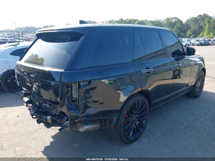 2020 Land rover RANGE ROVER VIN SALGV2SE3LA409055 IAAI salvage auction — REAR END, Mv-907A (New York), sold $16,700 on 2026-07-29 (photo 4)