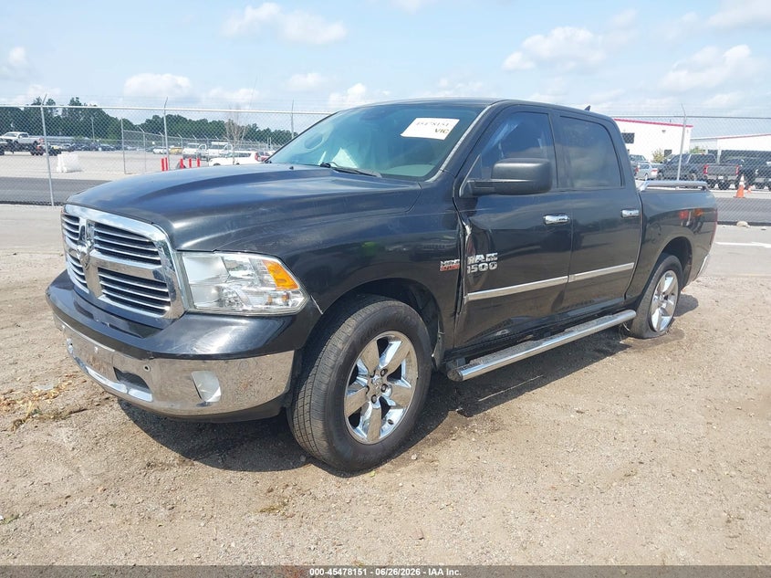 2015 Ram 1500 VIN 1C6RR6LT0FS676717 IAAI salvage auction — FRONT & REAR, Salvage Title, sold $2,800 on 2026-08-01 (photo 2)