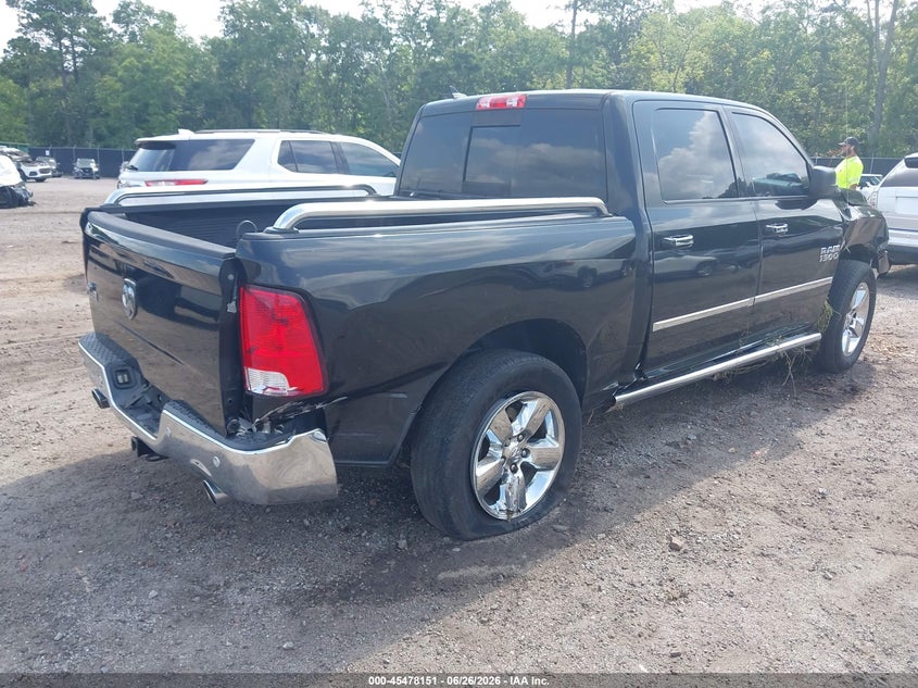 2015 Ram 1500 VIN 1C6RR6LT0FS676717 IAAI salvage auction — FRONT & REAR, Salvage Title, sold $2,800 on 2026-08-01 (photo 4)