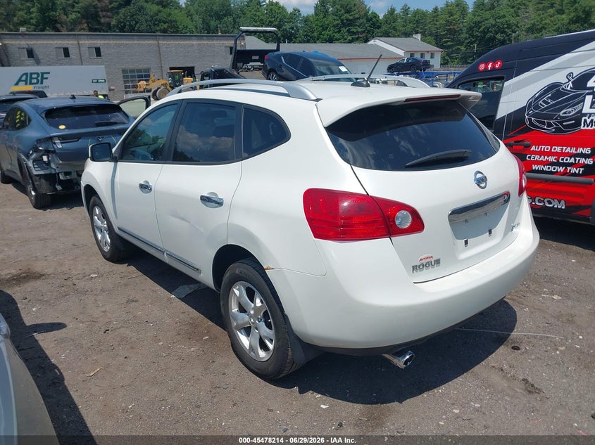 2011 Nissan Rogue VIN JN8AS5MV6BW281291 IAAI salvage auction — RIGHT FRONT, Clear (Massachusetts), sold $775 on 2026-07-17 (photo 3)