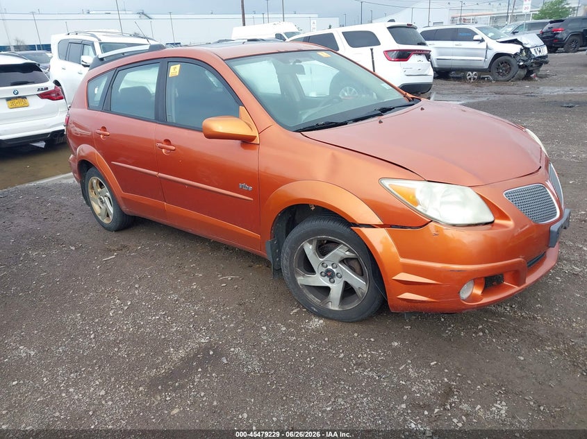 2005 Pontiac Vibe VIN 5Y2SL63825Z477505 IAAI salvage auction — NORMAL WEAR, Clear (New York), sold $550 on 2026-07-08 (photo 1)