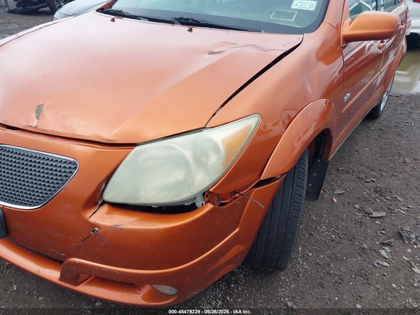 2005 Pontiac Vibe VIN 5Y2SL63825Z477505 IAAI salvage auction — NORMAL WEAR, Clear (New York), sold $550 on 2026-07-08 (photo 6)