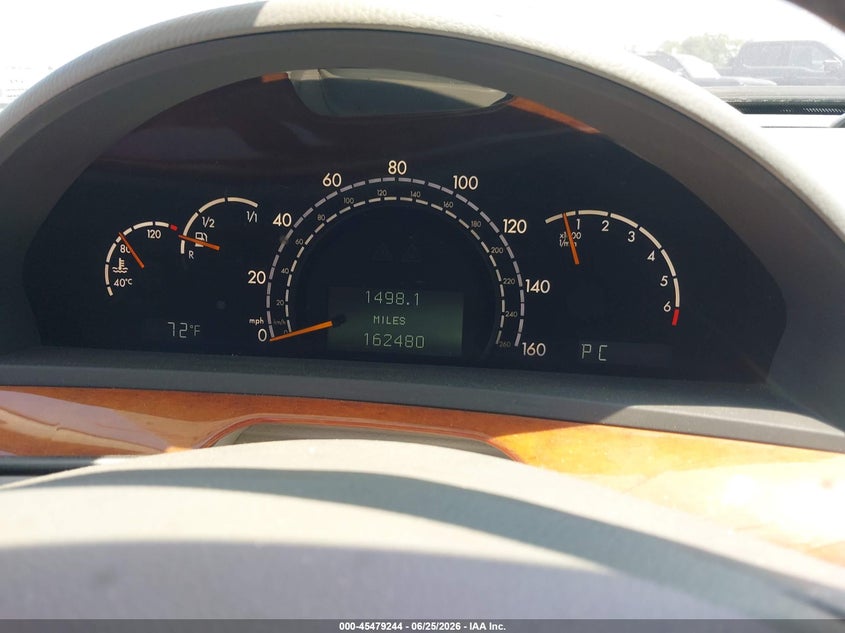 2003 Mercedes-benz S class VIN WDBNG70J03A364130 IAAI salvage auction — RIGHT REAR, Salvage (North Carolina), sold $300 on 2026-08-19 (photo 7)