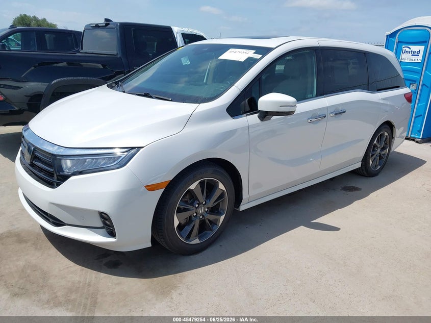2023 Honda Odyssey VIN 5FNRL6H99PB066076 IAAI salvage auction — WATER/FLOOD, Salvage (Texas), sold $16,075 on 2026-09-03 (photo 2)