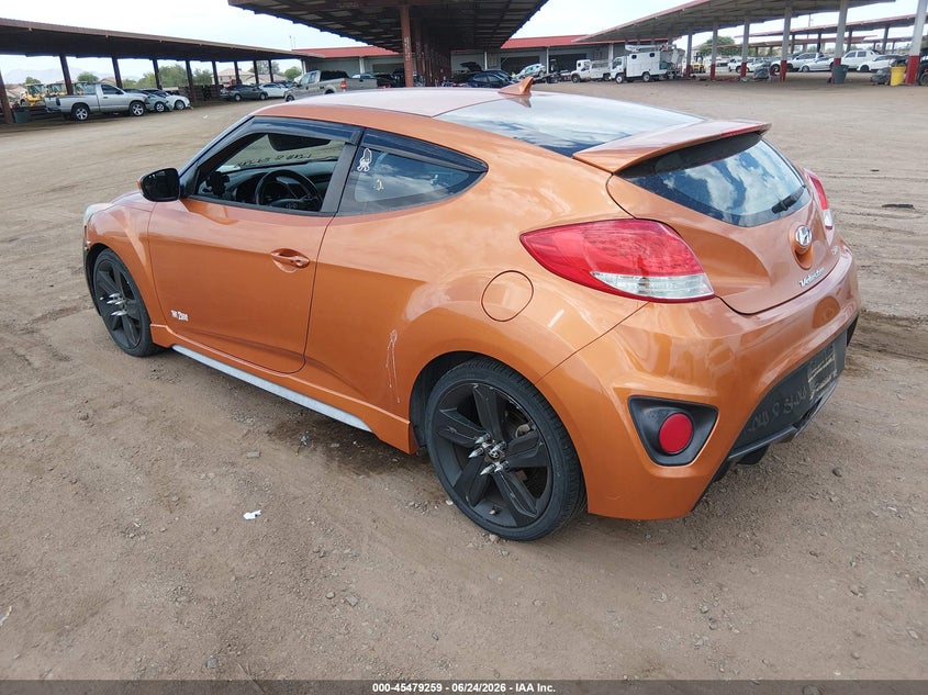 2015 Hyundai Veloster VIN KMHTC6AE1FU218978 IAAI salvage auction — NORMAL WEAR, Clear-Dealer Only (Arizona), sold $725 on 2026-07-28 (photo 3)