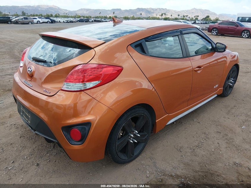 2015 Hyundai Veloster VIN KMHTC6AE1FU218978 IAAI salvage auction — NORMAL WEAR, Clear-Dealer Only (Arizona), sold $725 on 2026-07-28 (photo 4)