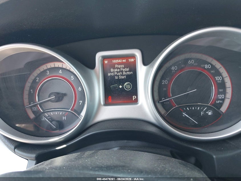 2016 Dodge Journey VIN 3C4PDCAB9GT162517 IAAI salvage auction — NORMAL WEAR, Clear-Dealer Only (Arizona), sold $25 on 2026-07-09 (photo 7)