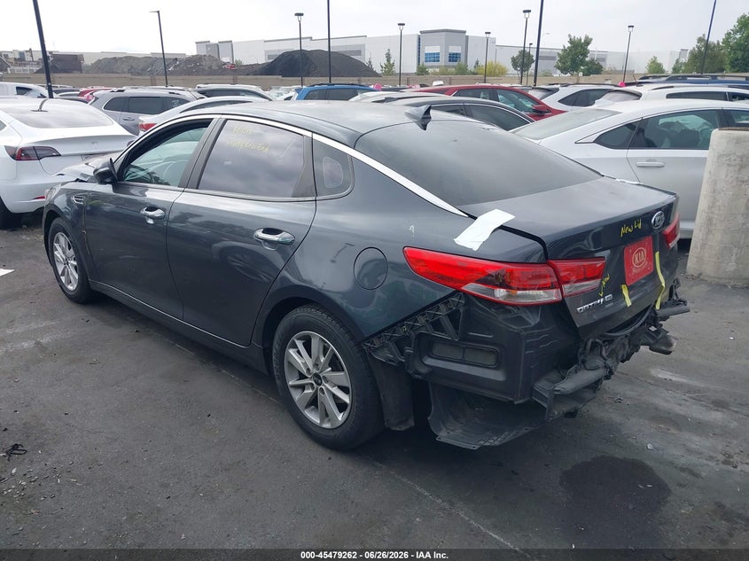 2018 Kia Optima VIN KNAGT4L31J5211678 IAAI salvage auction — FRONT END, Salvage Certificate (California), sold $675 on 2026-07-10 (photo 3)