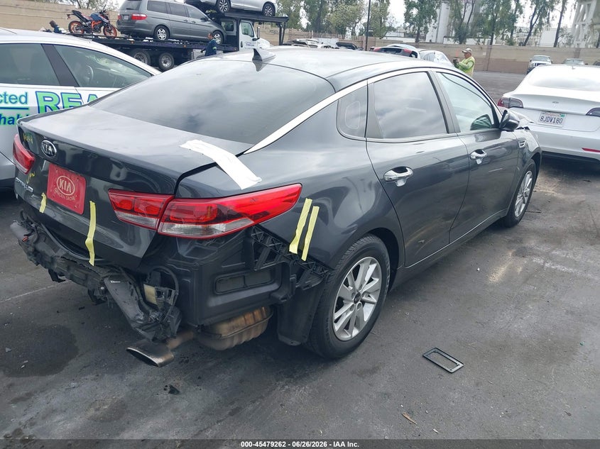 2018 Kia Optima VIN KNAGT4L31J5211678 IAAI salvage auction — FRONT END, Salvage Certificate (California), sold $675 on 2026-07-10 (photo 4)