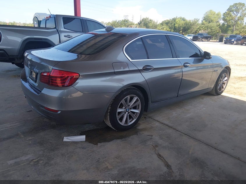 2014 BMW 5er VIN WBA5A5C51ED504108 IAAI salvage auction — NORMAL WEAR, Clear (Florida), sold $750 on 2026-07-14 (photo 4)