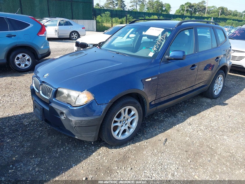 2004 BMW X3 VIN WBXPA73424WB20183 IAAI salvage auction — FRONT END, Mv-907A (New York), sold $400 on 2026-07-07 (photo 2)